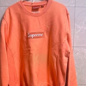 Supreme Men's Crewneck Sweater in Orange